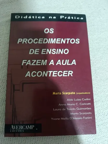 livro Os procedimentos de ensino fazem a aula acontecer