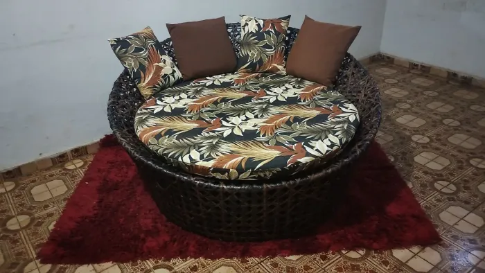 Chese alto padrão de vime sintético 