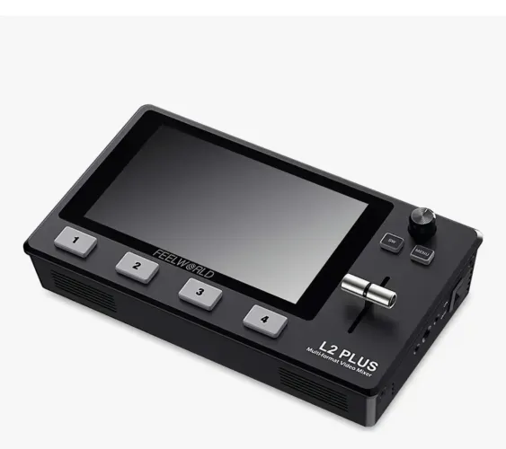  Maleta  para transmissão ao vivo com mesa de corte Feelworld L2 Plus
