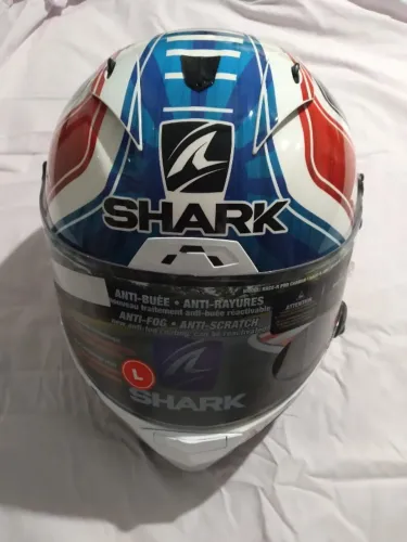 Capacete SHARK Race R PRO - Tam L - com capa protetora - SEM USO - IMPECÁVEL