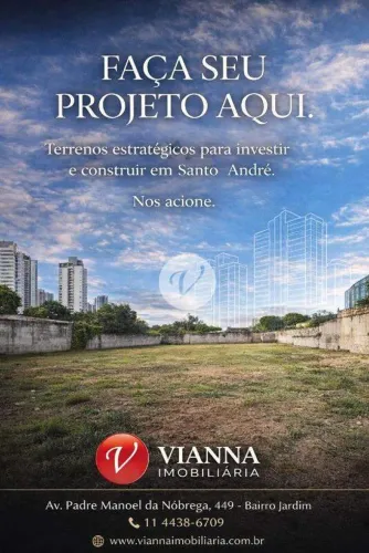 Terreno à venda, 95 m²- Vila Bastos - Santo André/SP
