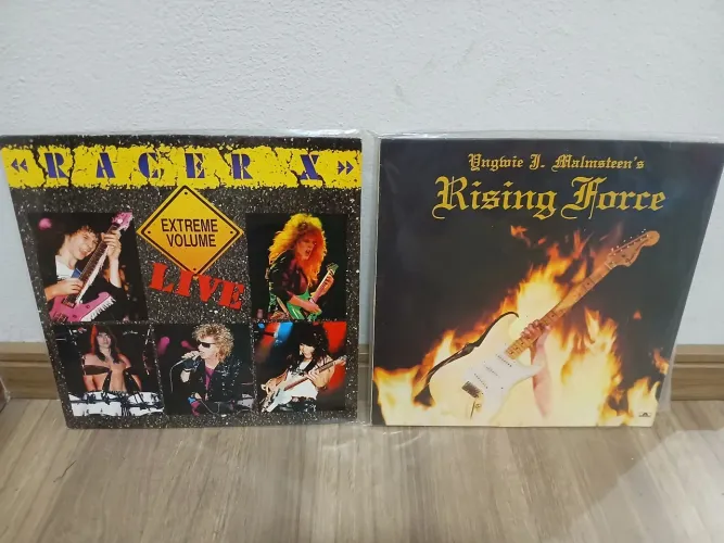 Disco vinil Racer X e Yngwie Malmsteen 