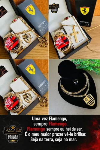 Kit Flamengo Resistente (Pra quem ama ser Flamenguista)
