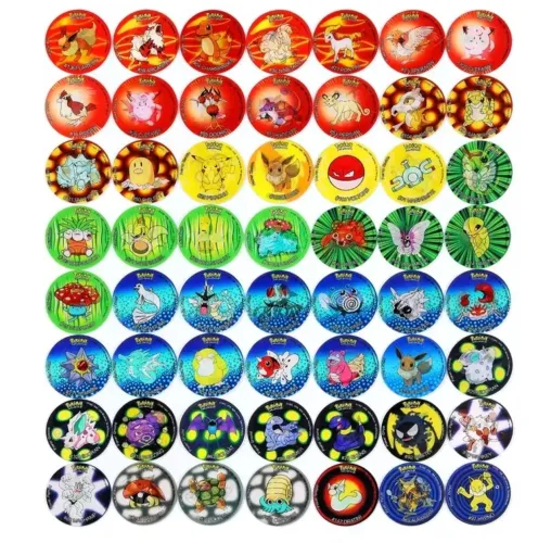 Tazos holográficos pokémon
