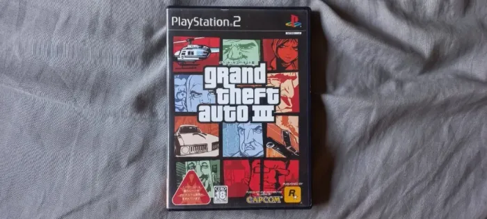 Gta 3 (Com Manual E Mapa) - Ps2 / Original Japonês (Usado)