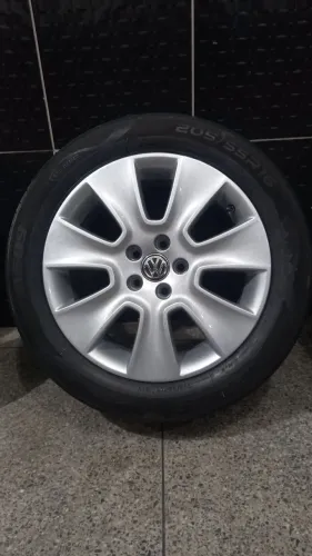 Roda aro 16 original VW semi novas furacão 5x100 golf polo fox crossfox virtus
