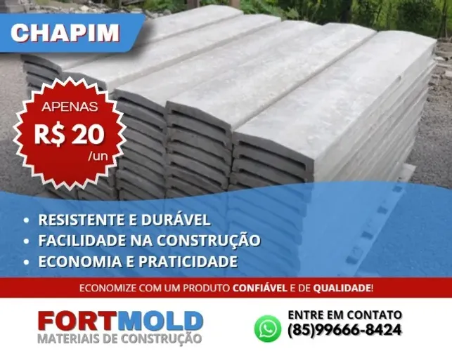 CHAPIM PRÉ-MOLDADO