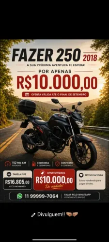 Fz25 2018 Preta 