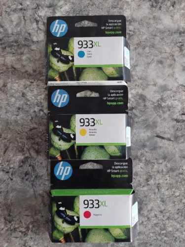 3 Peças Cartucho de Tinta HP 933XL CN054/55/56A