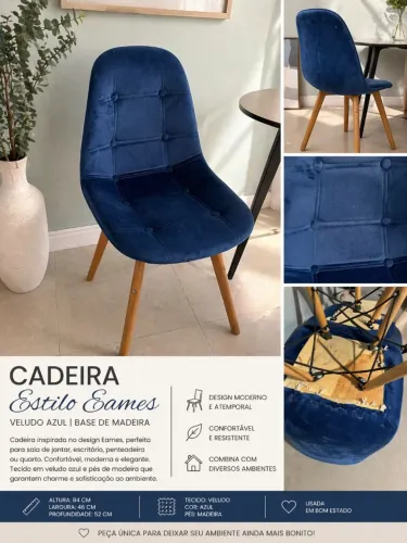 2 Cadeiras estilo Eames