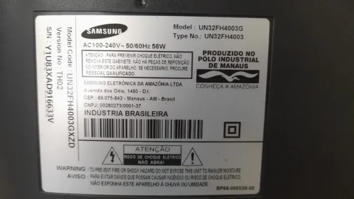 TV LED Samsung UN32FH4003G - 32 Polegadas