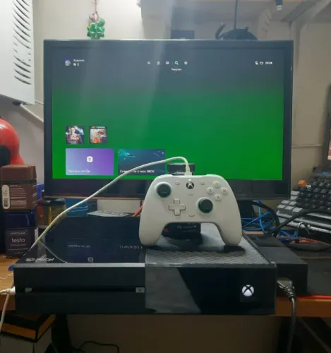 Xbox One Fat com Controle GameSir e Fonte Original - Revisado