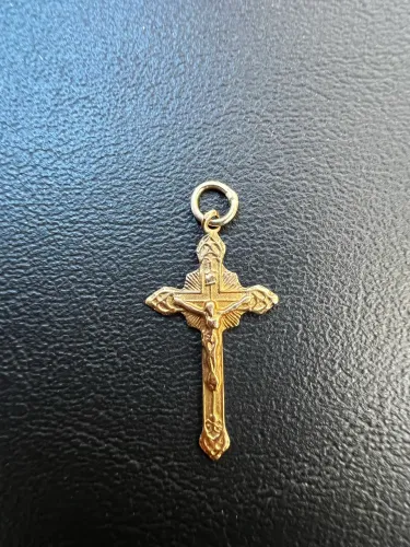 Pingente Crucifixo ouro 18K/750 