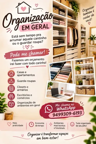 Organizo seu closet em um dia!!!!