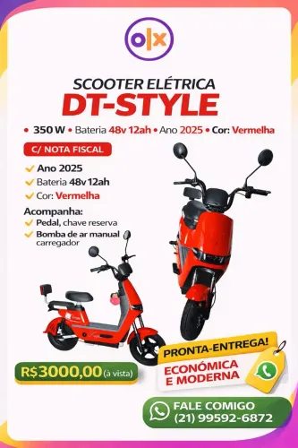 Bicicleta elétrica DT-STYLE