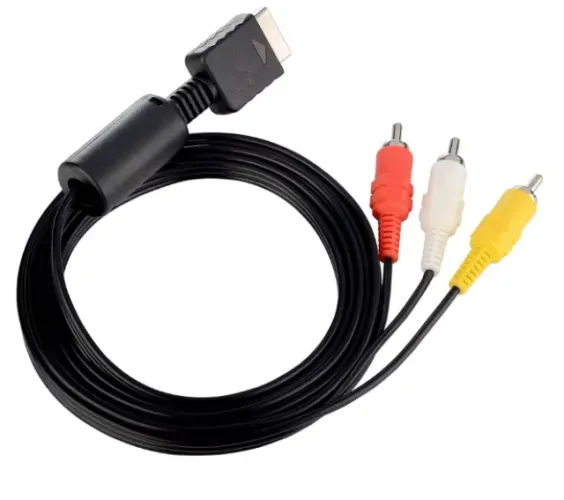 Cabo AV Rca Playstation 1, 2 e 3