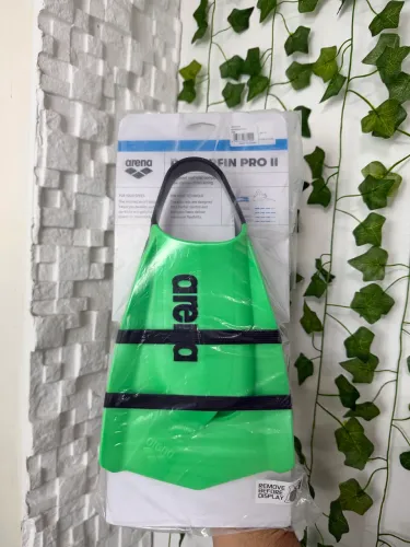 Nadadeira Arena Powerfin Pro II - Unissex [Cor: Verde - Tamanho: 38-39]