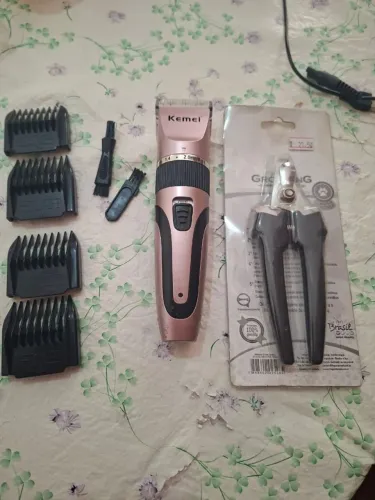 ? KIT MÁQUINA DE TOSA + ALICATE DE UNHA! ?