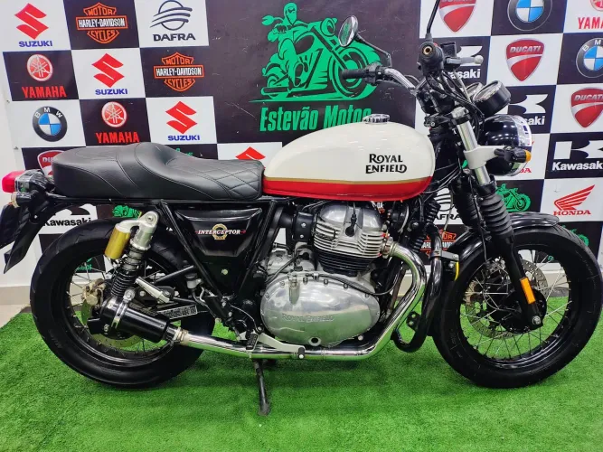 INTERCEPTOR 650 2021 BRANCA IMPECÁVEL 