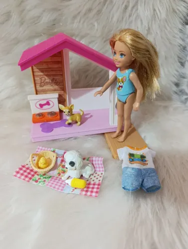Mini playset Chelsea Barbie pet 