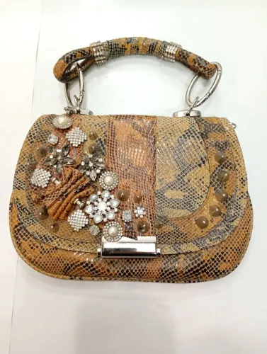bolsa angela di verbeno couro python legítimo vintage y2k streetwear moda anos 2000