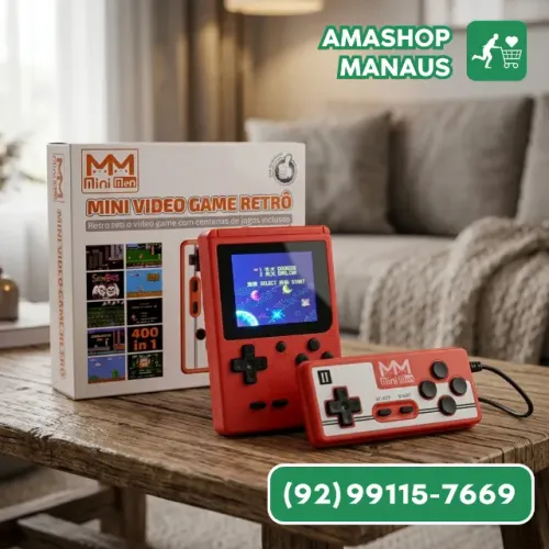 Mini Game Portatil com 400 Jogos