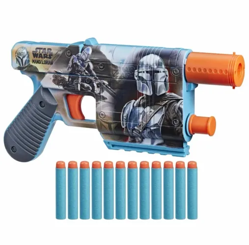 Nerf Star Wars Mandaloriano com 12 dardos Elite