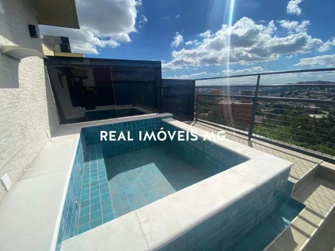 Cobertura para alugar de 160m² com 4 quartos e 2 vagas no bairro Buritis.