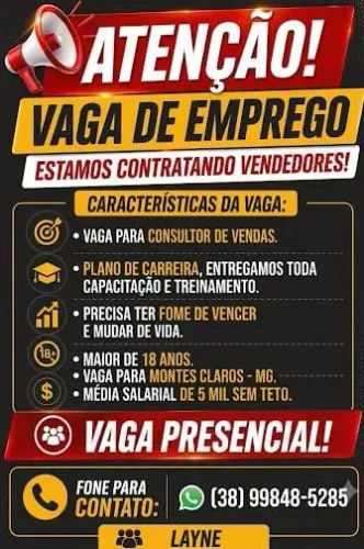 Consultor de Vendas