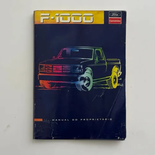 Manual do Proprietário Ford F-1000 1997/1998 Original
