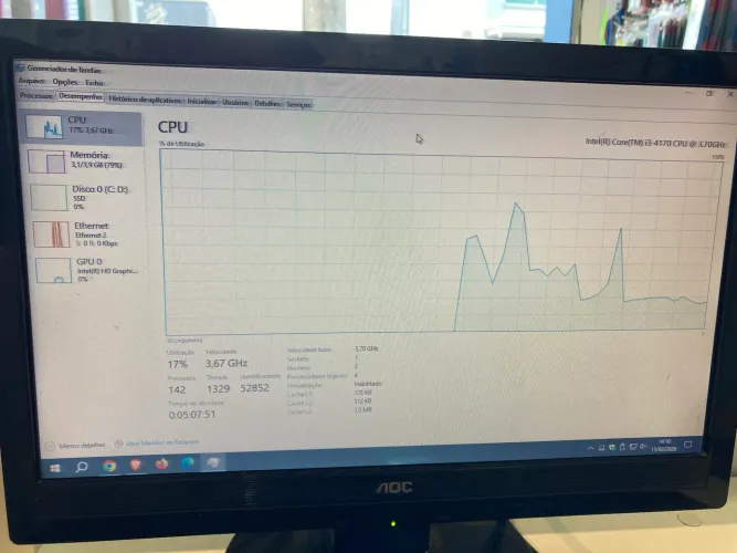 Vendo computador para escritório