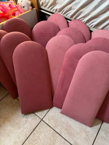 Cabeceiras rosas