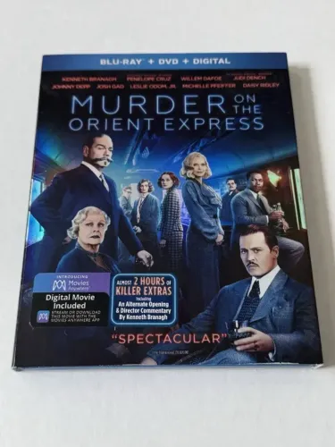 Blu-Ray Assassinato no Expresso do Oriente (2017) Importado/ Dublado
