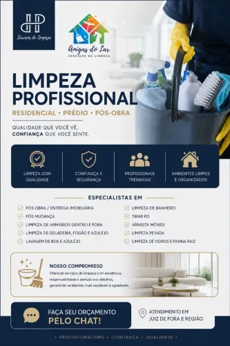 Serviço de Limpeza Profissional em Juiz de Fora