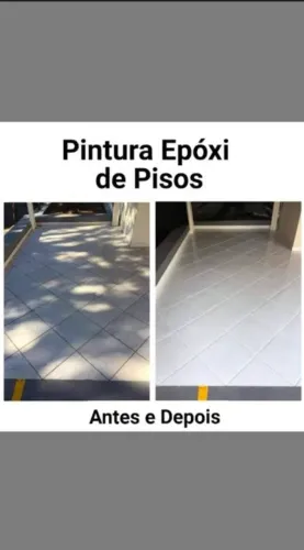 Pintura epóxi no PISO com MÁQUINA AIRLESS