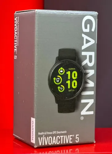 Garmin Relógio Vivoactive 5 - 010-02862-010 - Black / Black - 42MM - Produto Novo
