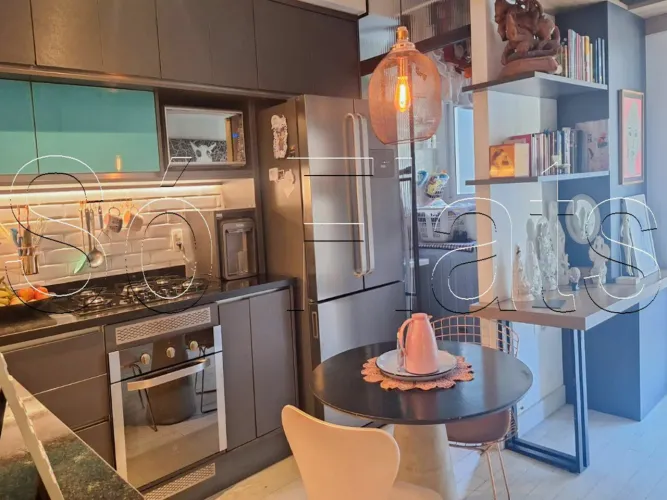 Residencial London SP, Studio disponível para venda com 49m², 1 dormitório e 1 vaga de gar