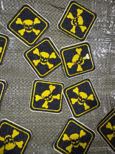 Adesivo de lixa skate caveira 5 unidades 15.00