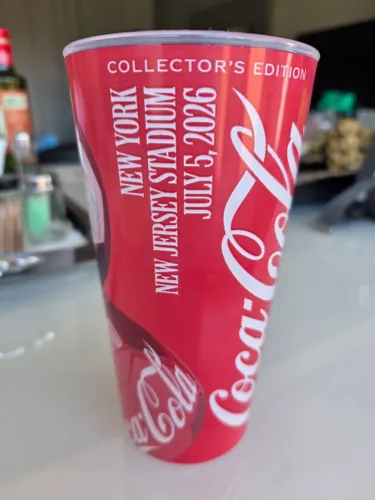 Copo Coca Cola Oficial Copa do Mundo 2026 Jogo Brasil x Noruega