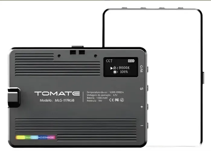Tomate Mlg-117rgb Iluminação Luz De Preenchimento Led Rgb 5w