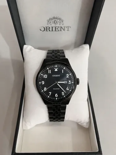 Relógio Orient Solartech Original Preto - Com Nota Fiscal e Caixa Original