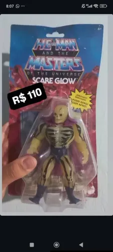 Boneco Scare Glow He man Masters of The Universe