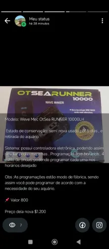 Venda de bombas para aquário e lagos 