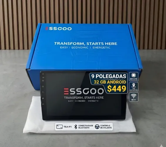 Multimídia 9 polegadas 32GB Android ( SO RETIRADA)