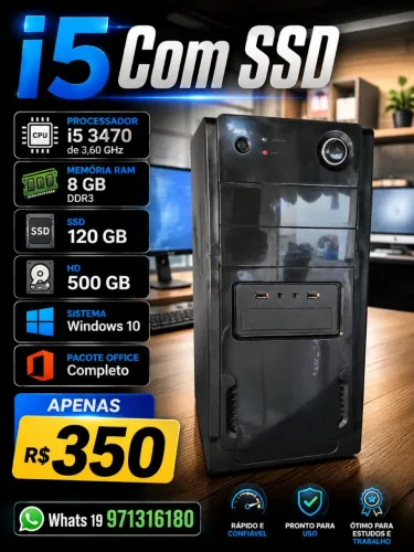 i5 Com SSD. ?Apenas R$320