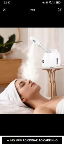 Vaporizador facial e capilar