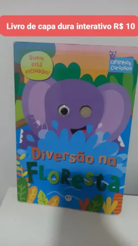 Livro capa dura interativo