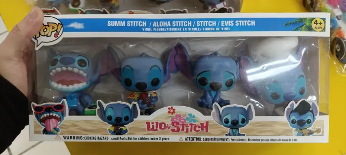 Kit pop coleção Lilo & Stitch 4un