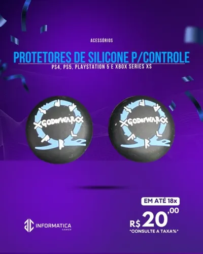 CESSÓRIO PROTETORES DE SILICONE P/CONTROLE