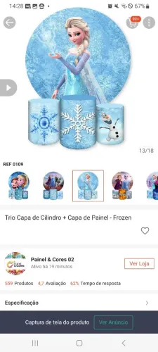 Kit frozen festa